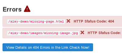 Broken links on Joomla Website