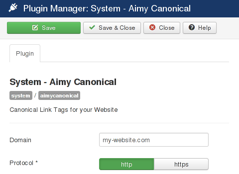 Aimy Canonical configuration