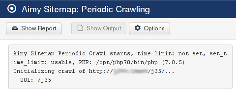 Periodic Crawl Output