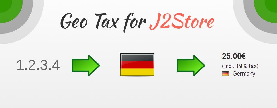 Show Country Flag and Tax in J2Store Shops