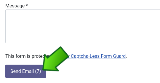 Appended Countdown on Submit Button
