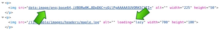 Aimy Speed Optimization allows to use native lazy loading and supports image embedding